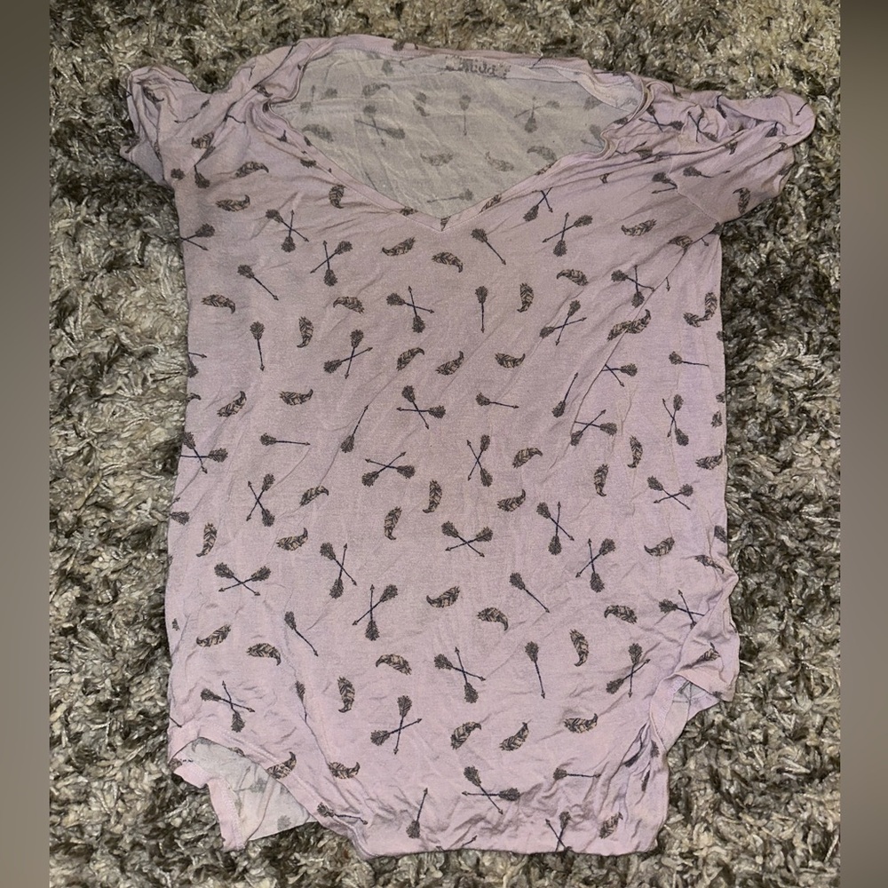 Mudd Light Purple Graphic Tee